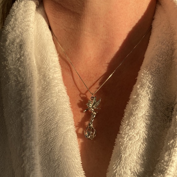 Tinkerbell Charm w Crystals - Picture 7 of 7